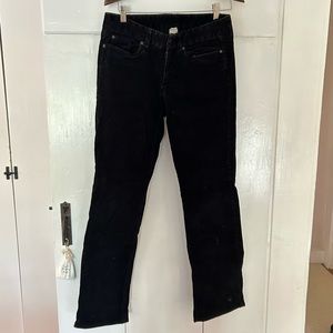 JCrew Black Corduroy Pants Size 29R